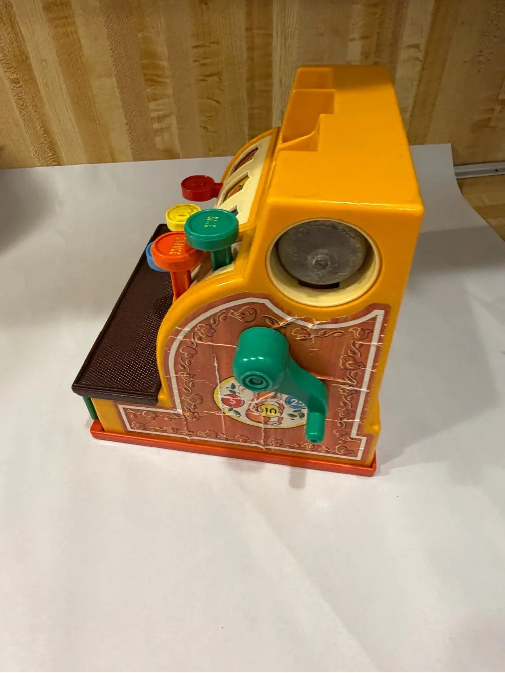 Vintage 1974 Fisher-Price Cash Register With Original Coins